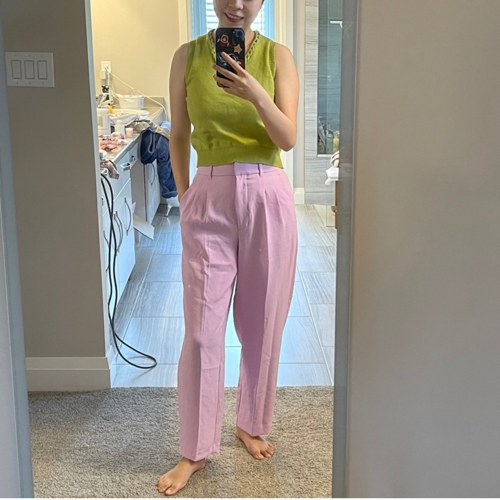 wilfred pants high waisted carrot pants